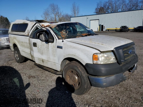 2006 Ford F-150 XL with VIN 1FTRF12W46KC47578, listed as a Copart auction lot 47801915 with 433,823 mi miles and Salvage title. Bid and sale history available at DreamBid. Image 4.