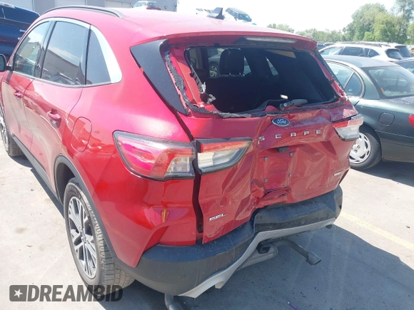 2020 Ford Escape SEL z VIN 1FMCU9H96LUB93983, wystawiony jako IAAI lot #42493510 z przebiegiem 56 675 mil mil oraz . Historia ofert i sprzedaży dostępna na DreamBid. Obrazek 6.