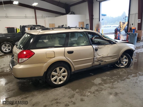 2008 Subaru Outback (Natl) i with VIN 4S4BP61C287322850, listed as a Copart auction lot 72368414 with 0 mi miles and Salvage Title. Bid and sale history available at carsss.com. Image 3.