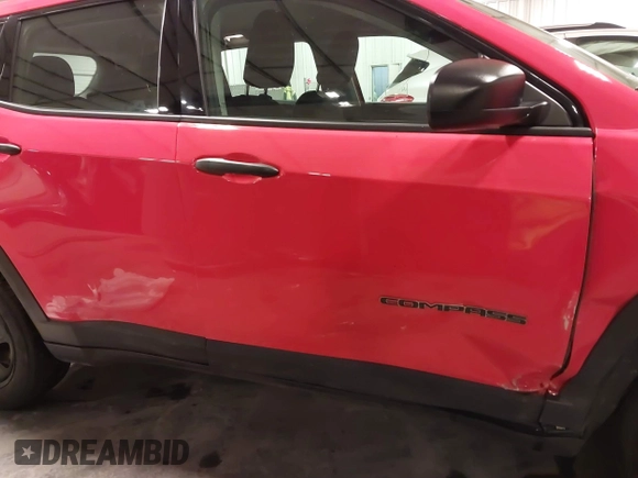 2018 Jeep Compass Sport z VIN 3C4NJDAB3JT402254, wystawiony jako IAAI lot #41830273 z przebiegiem 73 274 mil mil oraz . Historia ofert i sprzedaży dostępna na DreamBid. Obrazek 6.