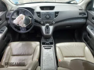 2014 Honda CR-V EX-L with VIN 2HKRM4H75EH665118, listed as a Copart auction lot 52490395 with 0 mi miles and Salvage Title. Bid and sale history available at carsss.com. Image 8.