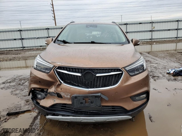 2017 Buick Encore Premium with VIN KL4CJDSB0HB121878, listed as a Copart auction lot 46696375 with 0 mi miles and Salvage Title. Bid and sale history available at carsss.com. Image 5.