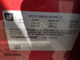2010 Cadillac CTS with VIN 1G6DM5EG0A0145228, listed as a Copart auction lot 79017924 with 139,886 mi miles and Salvage Title. Bid and sale history available at DreamBid. Image 12.