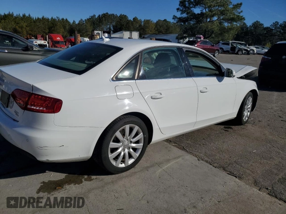2010 Audi A4 2.0T Premium Plus with VIN WAUFFAFL8AN052381, listed as a Copart auction lot 88449195 with 0 mi miles and Salvage Title. Bid and sale history available at carsss.com. Image 3.