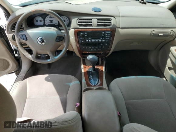 2003 Mercury Sable LS Premium with VIN 1MEFM55S83A604592, listed as a Copart auction lot 58505415 with 119,684 mi miles and Salvage title. Bid and sale history available at DreamBid. Image 8.