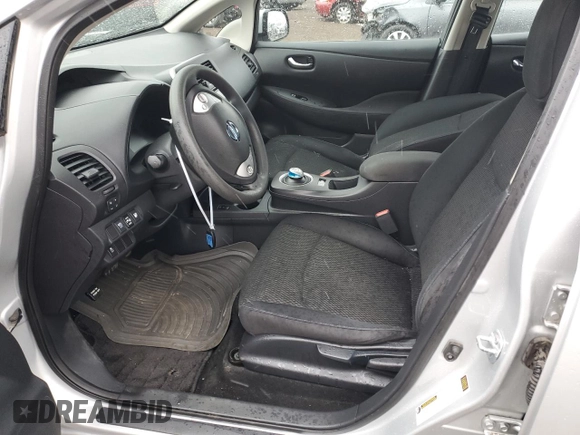 2017 Nissan LEAF SL with VIN 1N4BZ0CP4HC302625, listed as a Copart auction lot 52933883 with 66,477 mi miles. Bid and sale history available at carsss.com. Image 7.