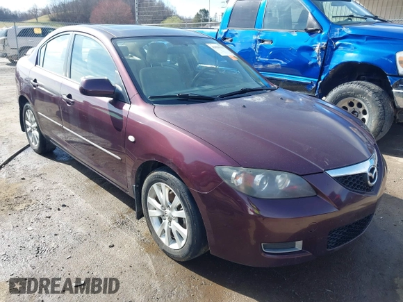 2008 Mazda 3 i Touring with VIN JM1BK32G281799199, listed as a IAAI auction lot 41830333 with 169,580 mi miles and . Bid and sale history available at DreamBid. Image 1.
