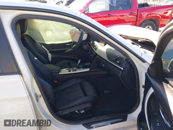 2016 BMW 3 Series 320i with VIN WBA8A9C58GK618335, listed as a IAAI auction lot 41241920 with 1 mi miles. Bid and sale history available at carsss.com. Image 5.
