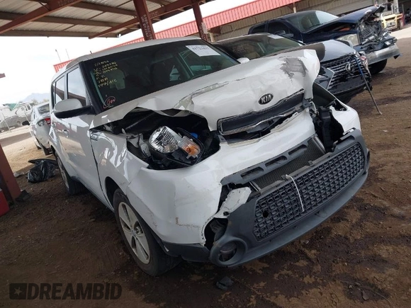 2016 Kia Soul with VIN KNDJN2A21G7263536, listed as a IAAI auction lot 41723415 with 82,764 mi miles. Bid and sale history available at carsss.com. Image 1.