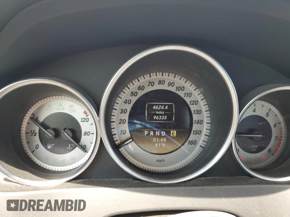 2012 Mercedes-Benz C 250 Sport with VIN WDDGF4HB4CA725244, listed as a Copart auction lot 65667205 with 96,335 mi miles and Salvage title. Bid and sale history available at DreamBid. Image 9.