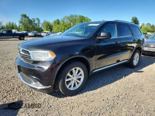 2015 Dodge Durango SXT with VIN 1C4RDJAG5FC938869, listed as a Copart auction lot 59155275 with 87,469 mi miles and Salvage title. Bid and sale history available at DreamBid. Image 1.