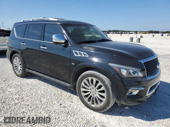 2016 Infiniti QX80 with VIN JN8AZ2NF7G9612712, listed as a Copart auction lot 68152744 with 126,202 mi miles and Clean Title. Bid and sale history available at carsss.com. Image 4.
