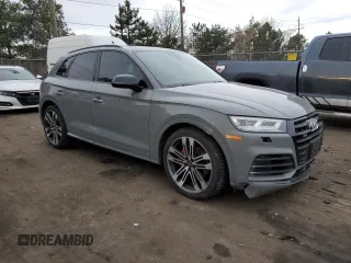 2019 Audi SQ5 Premium Plus with VIN WA1B4AFY5K2047400, listed as a Copart auction lot 46266904 with 24,304 mi miles and . Bid and sale history available at DreamBid. Image 4.