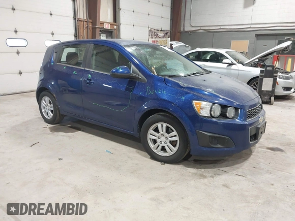 2013 Chevrolet Sonic LT with VIN 1G1JC6SB5D4202627, listed as a IAAI auction lot 41653165 with 109,807 mi miles. Bid and sale history available at carsss.com. Image 1.