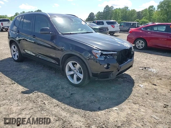 2017 BMW X3 xDrive28i with VIN 5UXWX9C5XH0T01872, listed as a Copart auction lot 53556375 with 142,480 mi miles and Salvage Title. Bid and sale history available at DreamBid. Image 13.