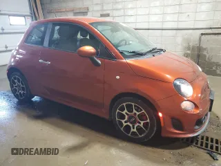 2013 FIAT 500 Turbo with VIN 3C3CFFHH7DT645525, listed as a Copart auction lot 54335795 with 143,758 mi miles and Clean Title. Bid and sale history available at carsss.com. Image 4.