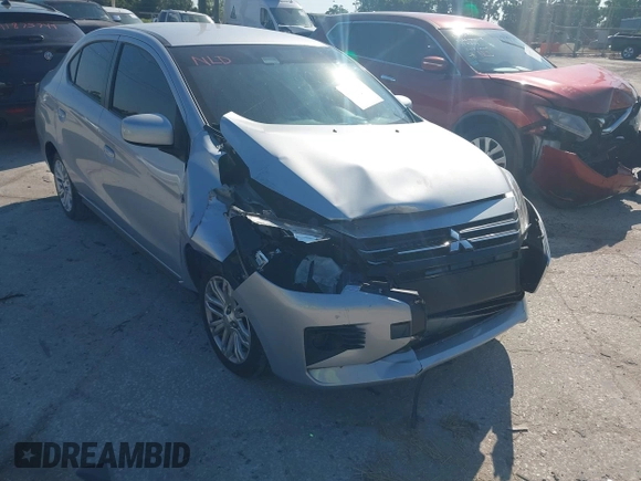 2022 Mitsubishi Mirage ES z VIN ML32FUFJXNHF02043, wystawiony jako IAAI lot #41898586 z przebiegiem 52 047 mil mil oraz . Historia ofert i sprzedaży dostępna na DreamBid. Obrazek 6.