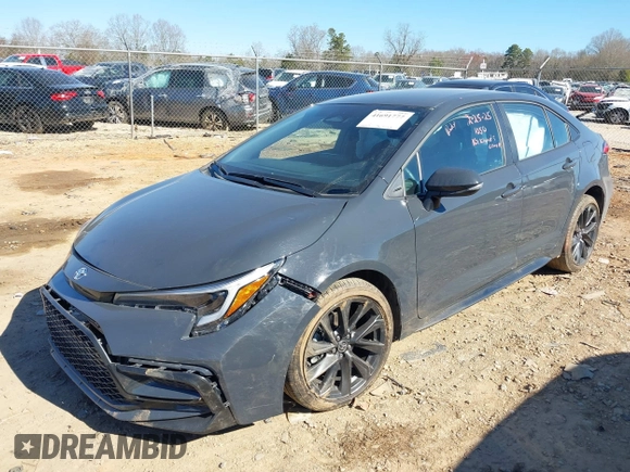 2024 Toyota Corolla SE with VIN 5YFS4MCE8RP173005, listed as a IAAI auction lot 41691777 with 34,157 mi miles. Bid and sale history available at carsss.com. Image 2.