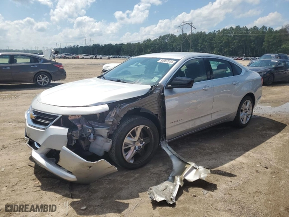 2017 Chevrolet Impala LS with VIN 2G11X5SA2H9184161, listed as a Copart auction lot 54967344 with 128,616 mi miles and Salvage Title. Bid and sale history available at carsss.com. Image 1.