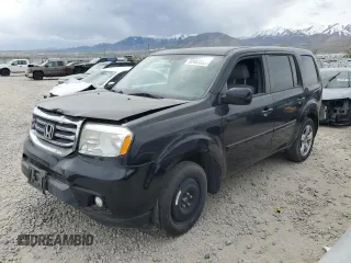 2014 Honda Pilot EX-L with VIN 5FNYF4H79EB056313, listed as a Copart auction lot 52463885 with 44,550 mi miles and Salvage title. Bid and sale history available at DreamBid. Image 1.