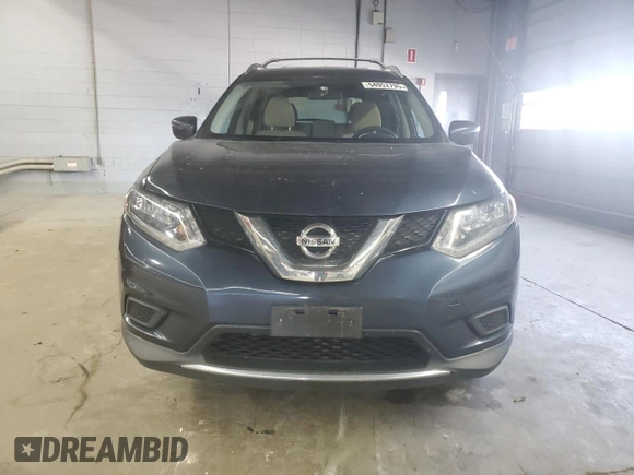 2016 Nissan Rogue S with VIN KNMAT2MT7GP621099, listed as a Copart auction lot 54952795 with 153,300 mi miles and Clean Title. Bid and sale history available at carsss.com. Image 5.
