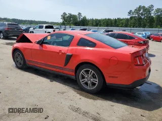 2012 Ford Mustang Premium with VIN 1ZVBP8AMXC5270605, listed as a Copart auction lot 57178715 with 139,424 mi miles and Salvage title. Bid and sale history available at DreamBid. Image 2.