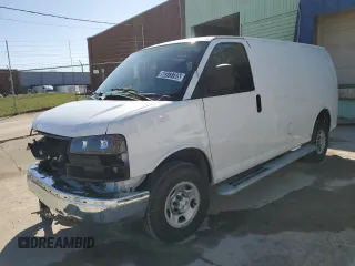 2024 Chevrolet Express Cargo with VIN 1GCWGAFP8R1271654, listed as a Copart auction lot 50373785 with 3,947 mi miles and Clean title. Bid and sale history available at DreamBid. Image 1.