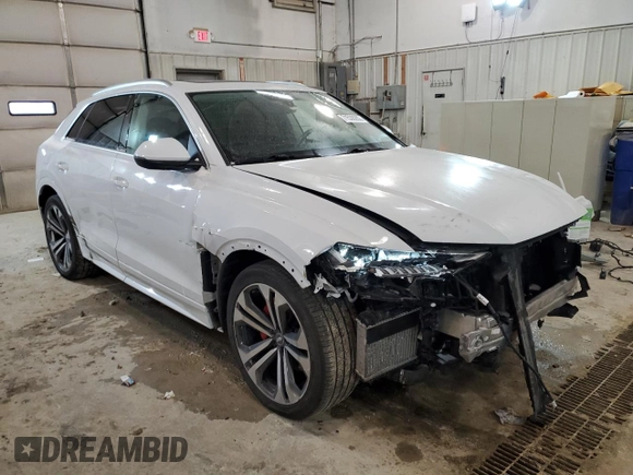 2019 Audi Q8 Prestige z VIN WA1CVBF10KD030860, wystawiony jako Copart lot #71538282 z przebiegiem 59 859 mil mil oraz . Historia ofert i sprzedaży dostępna na DreamBid. Obrazek 4.
