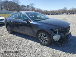 2024 Mazda 3 S with VIN 3MZBPAAM0RM434082, listed as a Copart auction lot 48806075 with 20,614 mi miles and Salvage Title. Bid and sale history available at DreamBid. Image 4.