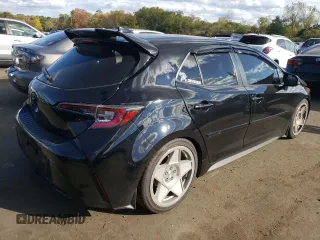 2022 Toyota Corolla Hatchback SE with VIN JTND4MBEXN3180370, listed as a Copart auction lot 74436644 with 57,563 mi miles and Salvage Title. Bid and sale history available at carsss.com. Image 3.