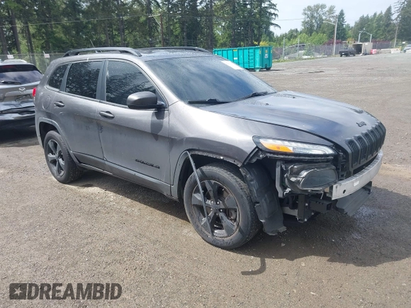2018 Jeep Cherokee Latitude z VIN 1C4PJMCBXJD601328, wystawiony jako IAAI lot #42303389 z przebiegiem 98 288 mil mil oraz . Historia ofert i sprzedaży dostępna na DreamBid. Obrazek 1.