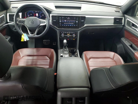 2021 Volkswagen Atlas SEL Premium R-Line with VIN 1V2FE2CA2MC238981, listed as a Copart auction lot 62637875 with 43,064 mi miles and Salvage title. Bid and sale history available at DreamBid. Image 8.