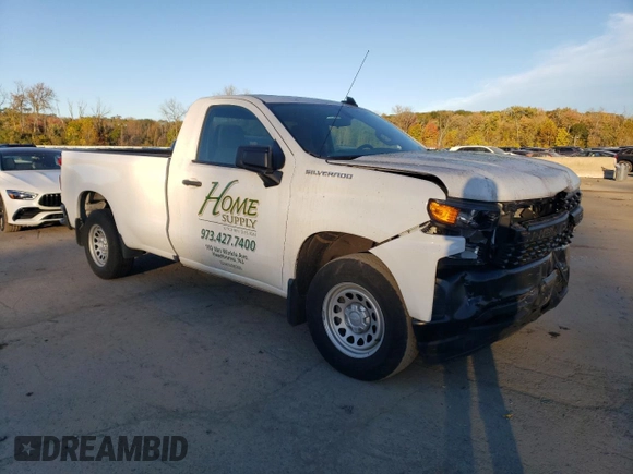 2021 Chevrolet Silverado 1500 Work Truck with VIN 3GCNWAEK4MG286148, listed as a Copart auction lot 75868924 with 47,269 mi miles and Salvage Title. Bid and sale history available at carsss.com. Image 4.