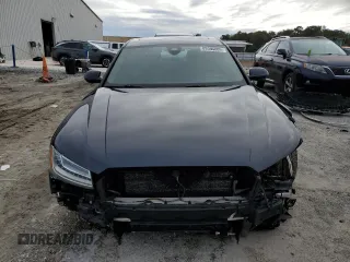 2015 Audi A8 L 4.0T with VIN WAU32AFD1FN000783, listed as a Copart auction lot 89306805 with 115,241 mi miles and Salvage Title. Bid and sale history available at carsss.com. Image 5.