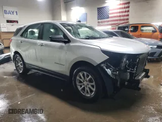 2019 Chevrolet Equinox LS with VIN 3GNAXHEV0KS541930, listed as a Copart auction lot 44980095 with 106,374 mi miles and Salvage Title. Bid and sale history available at carsss.com. Image 4.