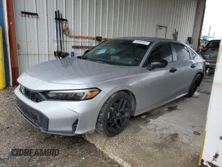 2025 Honda Civic Sport with VIN 2HGFE2F53SH521997, listed as a Copart auction lot 59485505 with 22,612 mi miles and Salvage title. Bid and sale history available at DreamBid. Image 1.