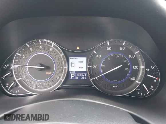 2011 Infiniti QX56 8-passenger with VIN JN8AZ2ND2B9700350, listed as a IAAI auction lot 42189951 with 135,424 mi miles. Bid and sale history available at carsss.com. Image 7.