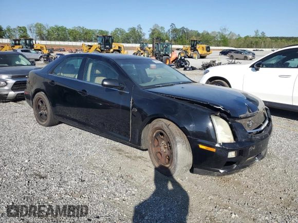 2005 Cadillac STS with VIN 1G6DW677550172332, listed as a Copart auction lot 52488795 with 179,708 mi miles and Salvage Title. Bid and sale history available at DreamBid. Image 4.