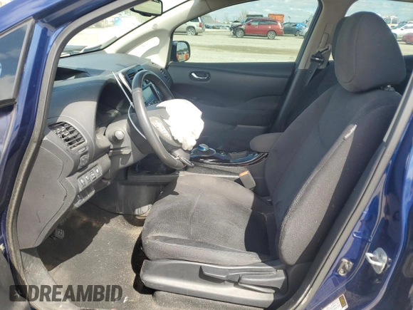 2016 Nissan LEAF SV with VIN 1N4BZ0CP4GC309783, listed as a Copart auction lot 52469784 with 0 mi miles and Non Repairable. Bid and sale history available at carsss.com. Image 7.