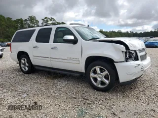 2013 Chevrolet Suburban LTZ with VIN 1GNSCKE07DR276396, listed as a Copart auction lot 71090624 with 93,523 mi miles and Non Repairable. Bid and sale history available at carsss.com. Image 4.