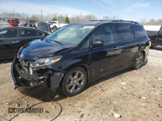 2016 Toyota Sienna SE с VIN 5TDXK3DC4GS695668, выставлен на аукционе Copart как лот 49268765 с пробегом 96 613 миль миль и Списание • Salvage title. История ставок и продаж доступна на DreamBid. Изображение 1.