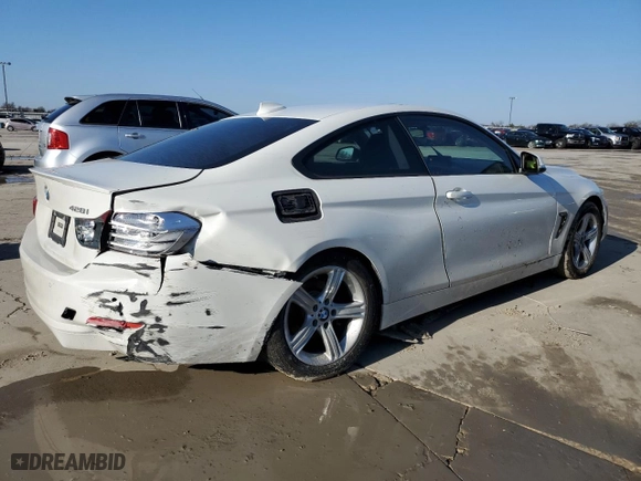 2015 BMW 4 Series 428i with VIN WBA3N7C55FK224048, listed as a Copart auction lot 43494415 with 39,934 mi miles and Salvage Title. Bid and sale history available at carsss.com. Image 3.