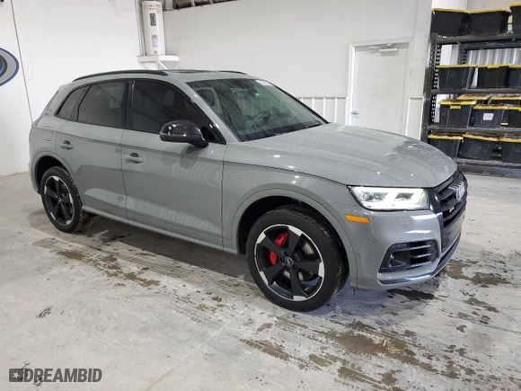 2019 Audi SQ5 Prestige with VIN WA1C4AFY0K2069437, listed as a Copart auction lot 50555525 with 80,485 mi miles and Clean Title. Bid and sale history available at carsss.com. Image 4.