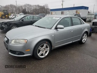 2008 Audi A4 2.0T with VIN WAUDF78E78A057341, listed as a Copart auction lot 47605545 with 130,076 mi miles and Salvage Title. Bid and sale history available at carsss.com. Image 1.