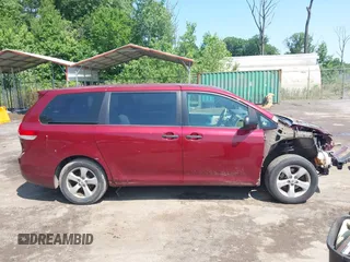 2012 Toyota Sienna with VIN 5TDZK3DC2CS193258, listed as a IAAI auction lot 42550843 with 158,761 mi miles and . Bid and sale history available at DreamBid. Image 14.