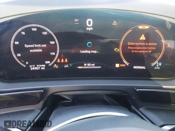 2024 Porsche Cayenne S with VIN WP1BL2AY8RDA60824, listed as a Copart auction lot 46112105 with 24,957 mi miles and Salvage title. Bid and sale history available at DreamBid. Image 9.