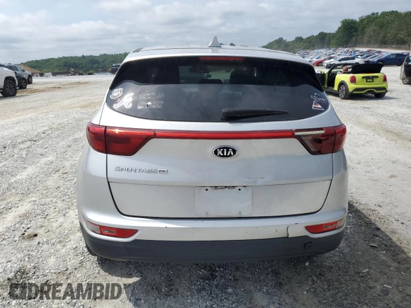 2018 Kia Sportage LX with VIN KNDPM3AC9J7345520, listed as a Copart auction lot 55182585 with 97,942 mi miles and Clean Title. Bid and sale history available at DreamBid. Image 6.