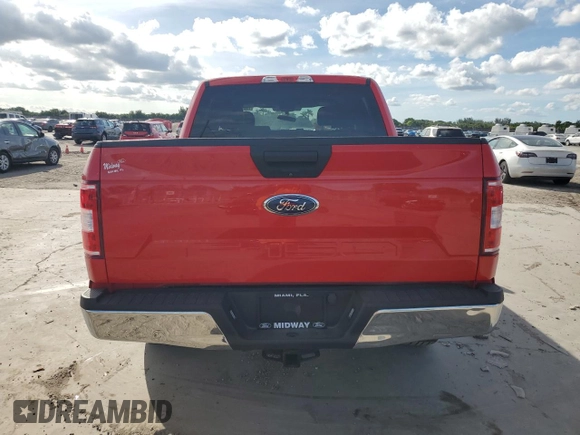 2019 Ford F-150 XL with VIN 1FTEW1CB2KFA66802, listed as a Copart auction lot 75010764 with 81,411 mi miles and Salvage title. Bid and sale history available at DreamBid. Image 6.