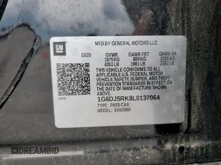 2020 Cadillac CT4 Luxury z VIN 1G6DJ5RK8L0137064, wystawiony jako Copart lot #55428385 z przebiegiem 27 431 mil mil oraz Szkody całkowita. Historia ofert i sprzedaży dostępna na DreamBid. Obrazek 12.
