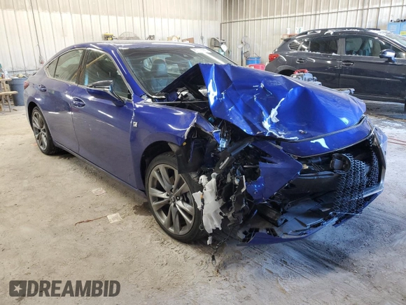 2019 Lexus ES 350 with VIN 58ABZ1B12KU002441, listed as a Copart auction lot 87595995 with Not provided miles and Salvage title. Bid and sale history available at DreamBid. Image 4.
